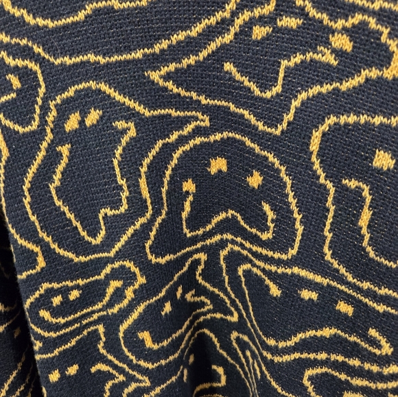 WESC x LEON Warp Sweden Smiley Face Sweater Mens Size M Womens Size L - Picture 2 of 5